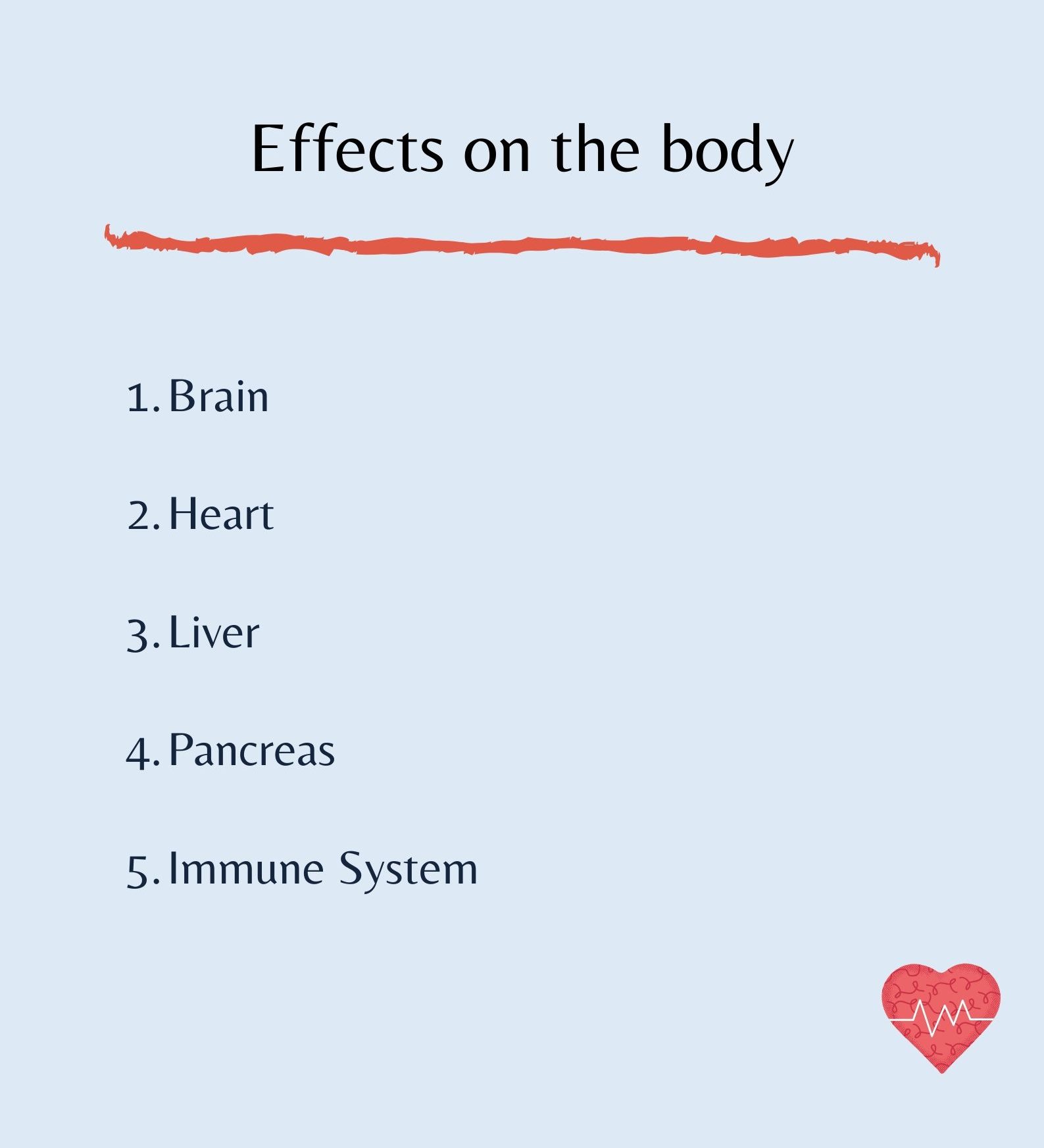 effects on the body